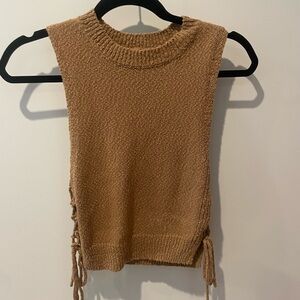 Side tie UO knitted tank